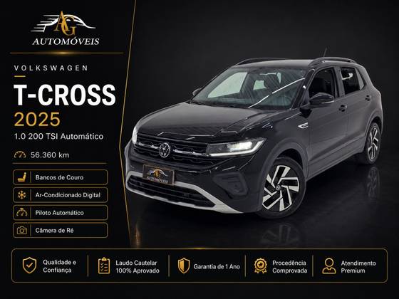 VOLKSWAGEN T-CROSS 1.0 200 TSI TOTAL FLEX COMFORTLINE AUTOMÁTICO VOLKSWAGEN T-CROSS 1.0 200 TSI TOTAL FLEX COMFORTLINE AUTOMÁTICO